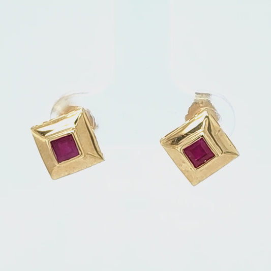 Ruby Earrings