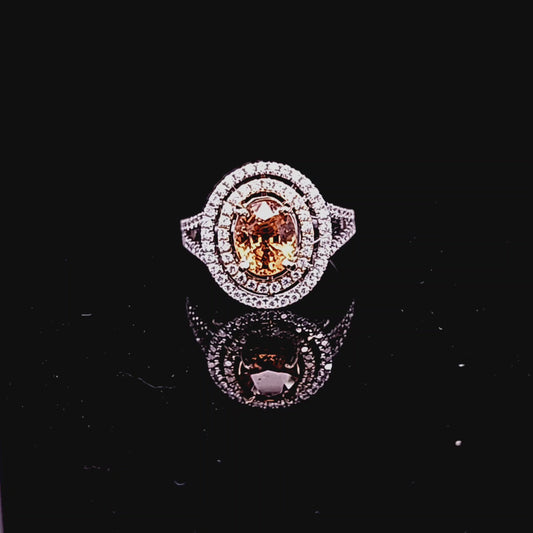 Spessartite Garnet Ring